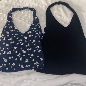 2 Hollister Halter Neck Tank Tops